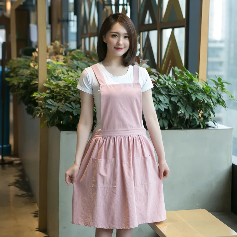 Home Cooking Restaurants - Fashion Princess Apron Kitchen Cooking Single