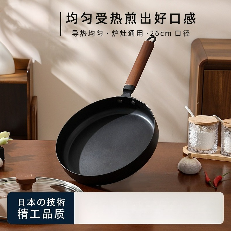 Home Cooking In Japanese - 26cm Japanese Uncoated Cast Iron Skillet