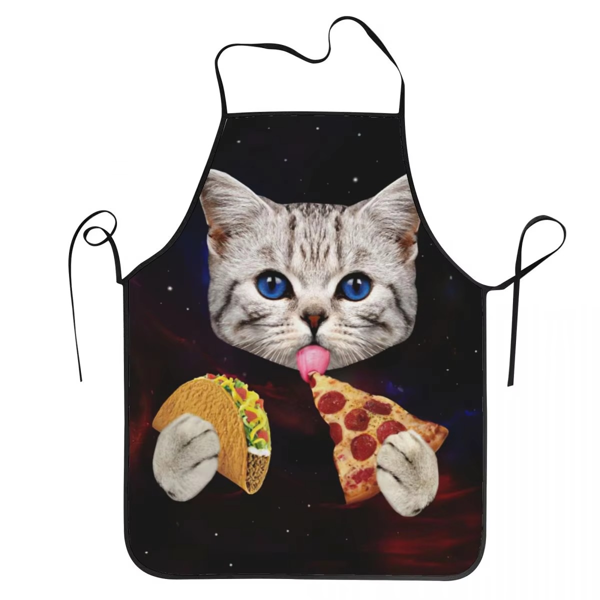 1PC Unisex Space Pizza Cat Apr - Home Cooking For Cats review and price
