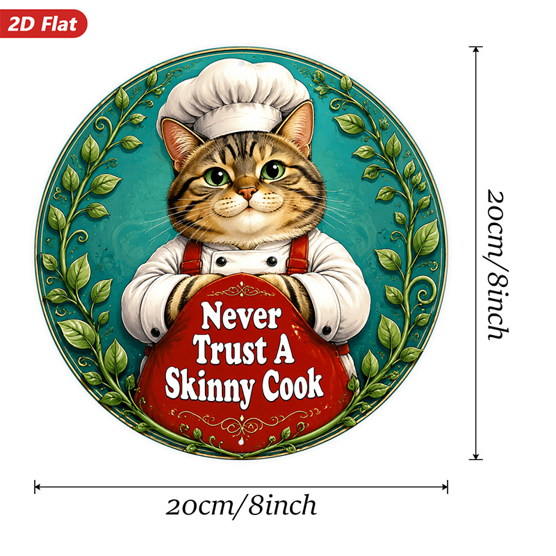 2D Flat, 1pc Never Trust Skinn - Home Cooking Quotes review and price