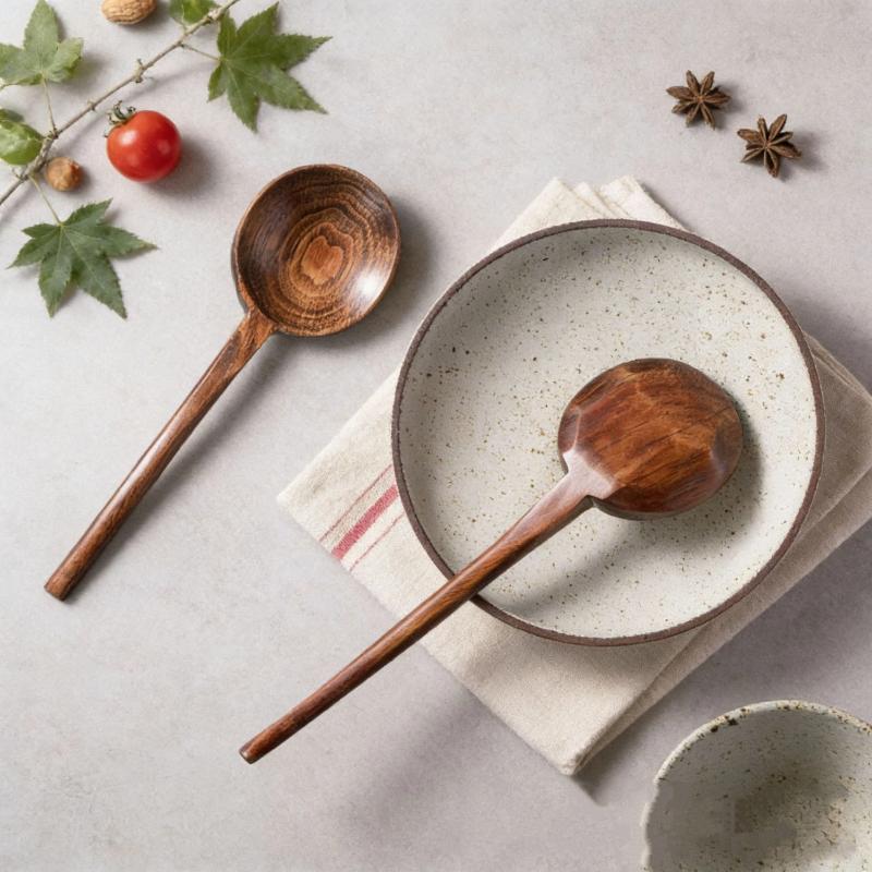 1Pc Long‑Handle Wooden Ramen S - Home Cooking In Japanese review and price