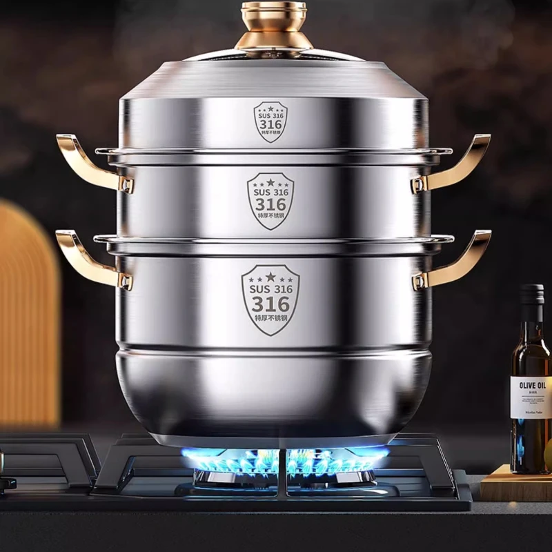 316 Stainless Steel Steam Pot  - Home Cooking Services review and price