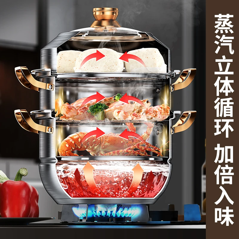 316 Stainless Steel Steam Pot  - Home Cooking Services review and price