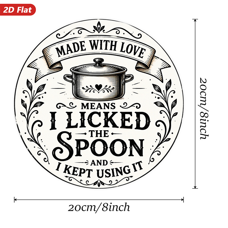 2D Flat, 1pc Cooking Quote Hum - Home Cooking Quotes review and price