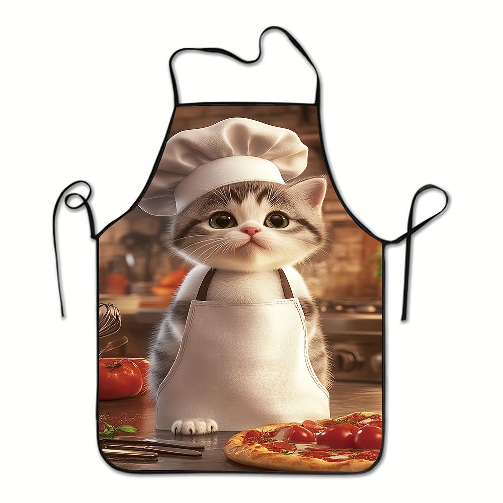 1pc Unisex Kitchen Apron Chef, - Home Cooking For Cats review and price