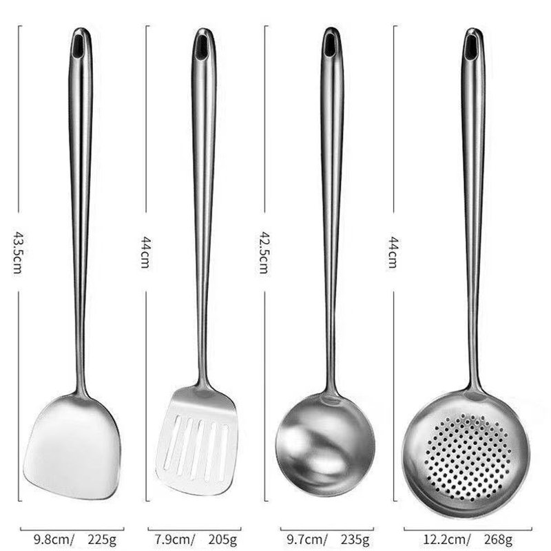 Thickened 304 Stainless Steel  - Home Cooking Utensil Set review and price