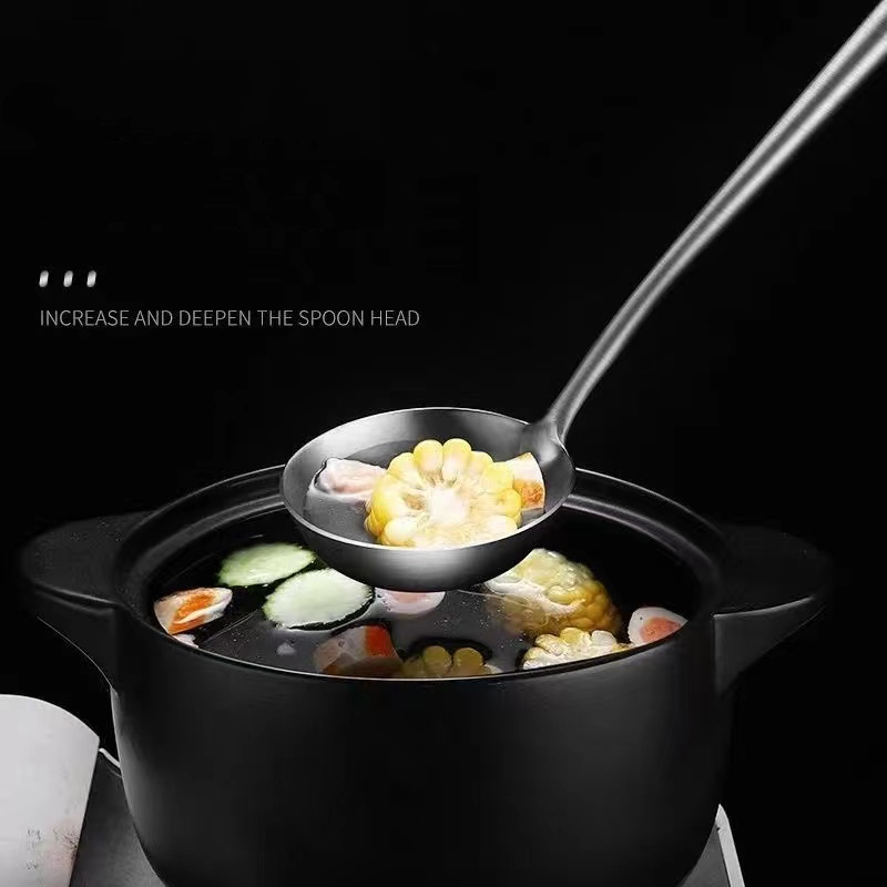 Thickened 304 Stainless Steel  - Home Cooking Utensil Set review and price