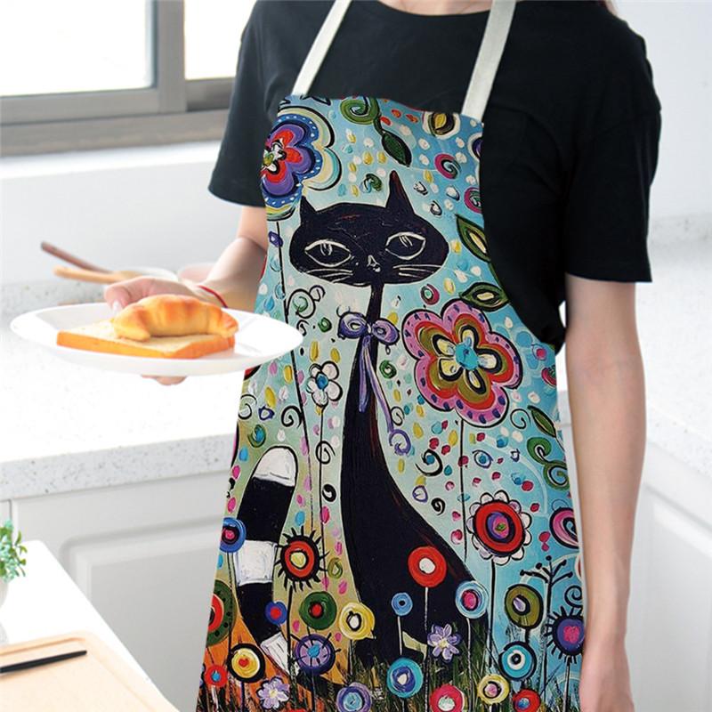 Flower Kitchen Cooking Apron C - Home Cooking For Cats review and price