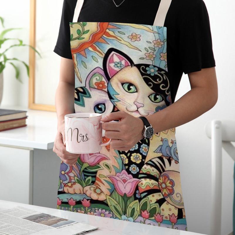 Flower Kitchen Cooking Apron C - Home Cooking For Cats review and price