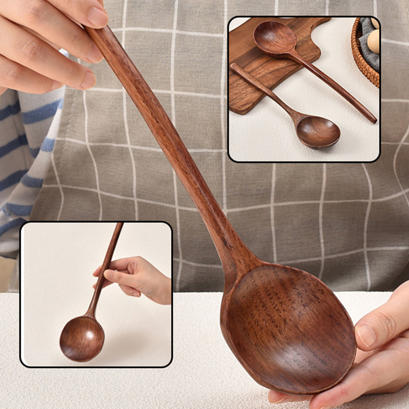 Long Handle Ramen Wooden Spoon - Home Cooking In Japanese review and price