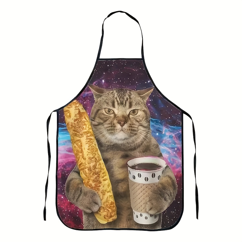 Galaxy Tabby Cat Holding Beer  - Home Cooking For Cats review and price