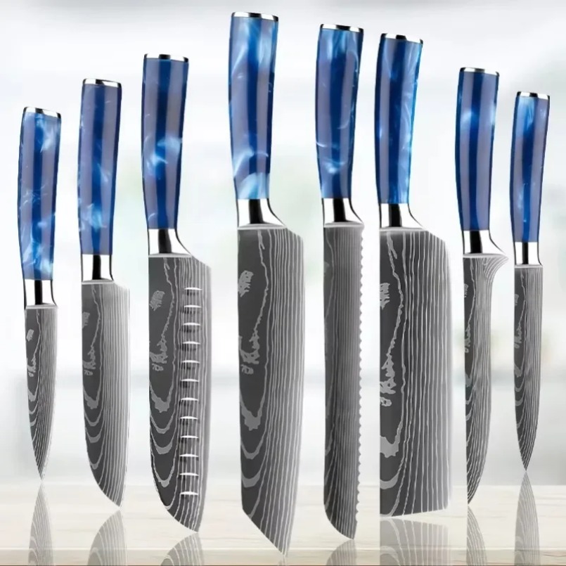 Damascus Patterned Laser Steel - Home Cooking In Japanese review and price
