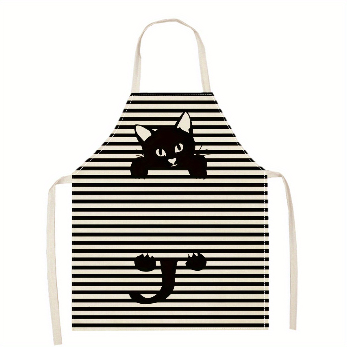 Linen Apron Funny Cat Sunglass - Home Cooking For Cats review and price